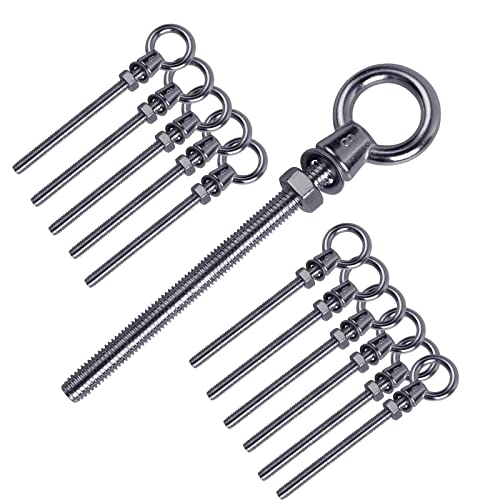 Tornillo de anillo M8 de acero para colgar de forma segura objetos en tu hogar o taller