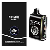 NIC CHARGE Nic12000 Nic 12000 ニック12000 ニックチャージ ニコチャージ 電子タバコ VAPE 使い捨て電子タバコ 使い捨てシーシャ 日本国産 JAPAN 禁煙 節煙 Nic3000 Nic6000 ニック6000 ニック3000 ゼロニコチン (ブルーベリー強メンソール)