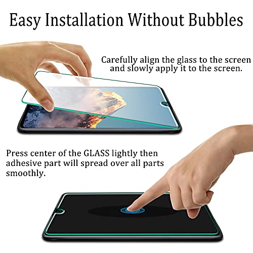Katin [2-Pack] Screen Protector For Samsung Galaxy A71 5G, Galaxy A71 5G Uw, Galaxy A71 4G Tempered Glass, Anti Scratch, Bubble Free, Support Fingerprint Scan, Easy To Install, Case Friendly #TOP2