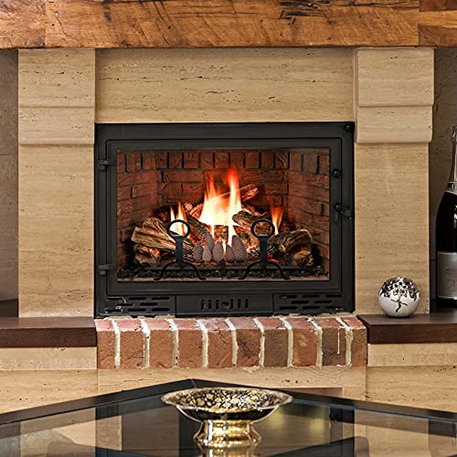 image for Stanbroil Set of 4 Gas Logs Decorative Ceramic Pine Cones for Indoor o