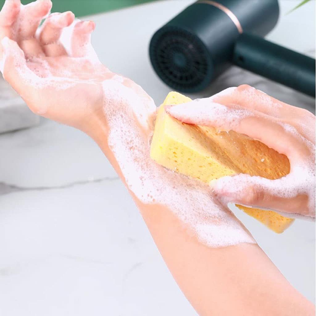 Toallitas exfoliantes Exfoliante Ducha Esponja Bañera suave Esponja Exfoliante Esponja Fibra Esponja Esponja Cuerpo Limpieza Esponja para hombres Mujeres Niños Toalla Exfoliante Corporal