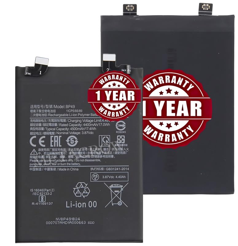 Image of Original BP49 Battery Compatible with Xiaomi Poco F4 (5G) - (4500mAh) - 1 Year Warranty BC46