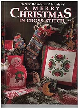 Hardcover Better Homes and Gardens a Merry Christmas in Cross-Stitch Book