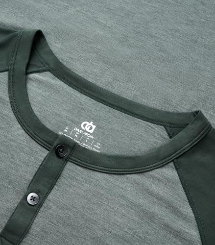 DAVID ARCHY Men's Pajamas Set Summer Cooling Loungewear Ultra-Soft Pjs Ligtweight Short Sleeves Shirts and Shorts Sleep Sets2