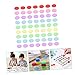 Kisangel 300pcs Colorful Bingo Chips Counting Props for Games Gambling and Learning Activities Fun and Markers for Boys and Girls and Adults