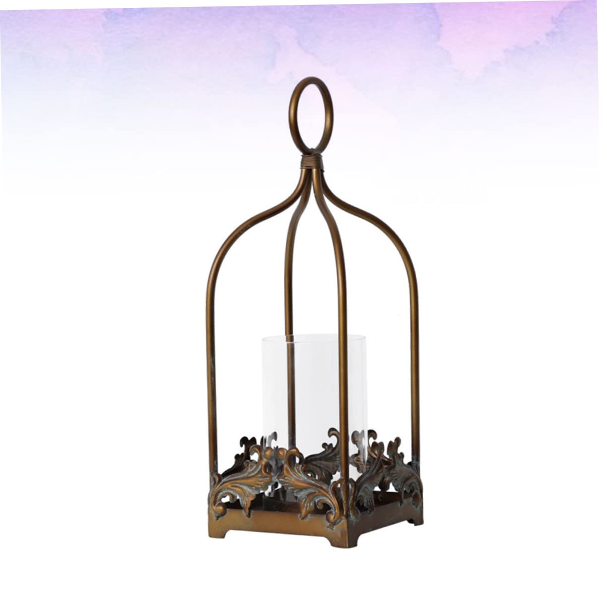 Cabilock 1pc Hanging Candle Stick Halloween Lights Wedding Decor Christmas Decor Table Top Decor Ramadan Mubarak Candle Lantern Hanging Candlestick Home Decoration Candle Holders Household