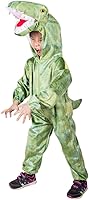 Vista 6 de Dinosaurio T-Rex halloween traje-s, para niño-ren, niños-s, chicas-s, chicos-s, raptor disfraz de fantasía, disfraz raptil, traje de dinosaurio-s