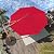 Grand patio 10FT Patio Umbrella, Aluminum Cantilever Umbrella with Round Canopy, Outdoor Offset Umbrella for Patio, Garden, Deck, Red