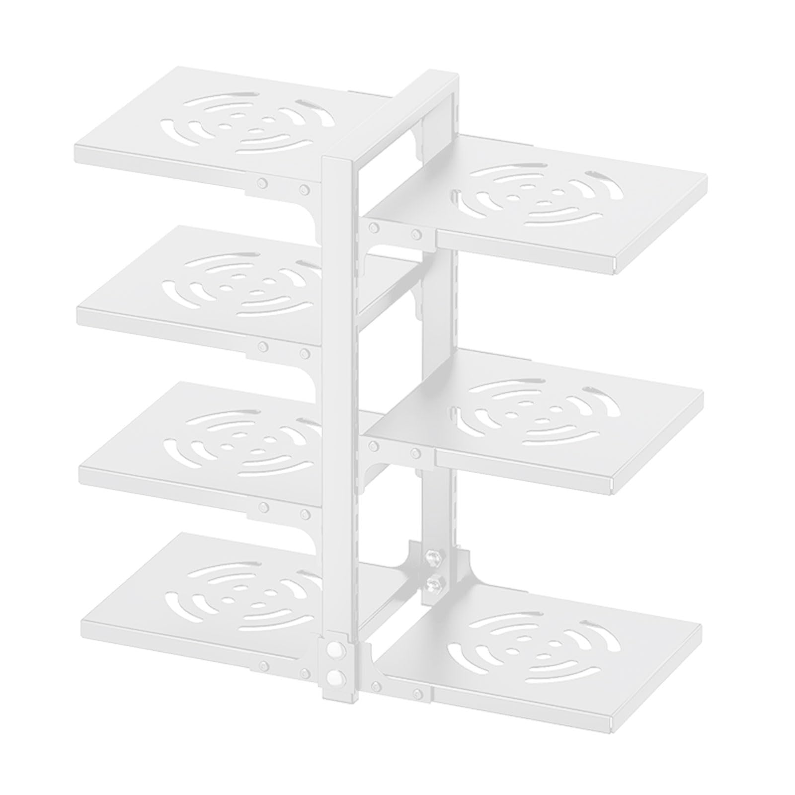 Xinsheinelry Coated Rusts Resistant Pots Rack Storage Solution Stand Holder for Sinks Stove and Cabinets Kitchen