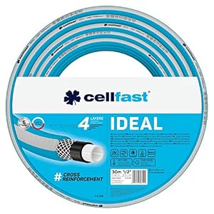 CELLFAST Gartenschlauch IDEAL, 4-lagig, 1/2", 30 m, UV- & algenbeständig
