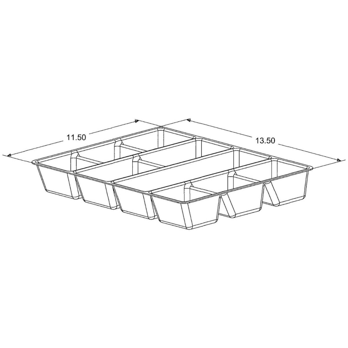 Adrian Steel 26105-0, Replacement Divider Tray for Shallow Drawers, #9/#919