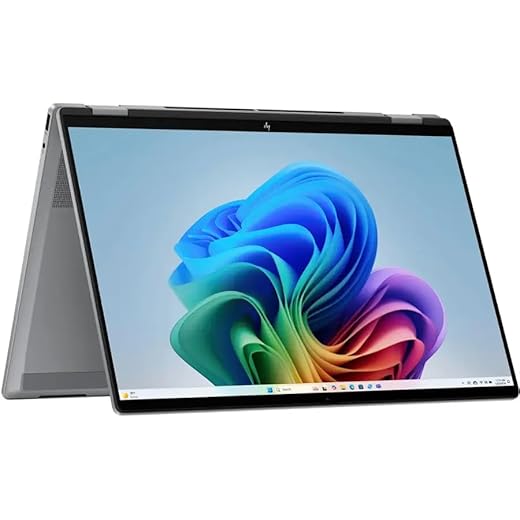 HP OmniBook X FILP Copilot+ PC 16 inch 2K Touch 2-in-1 Touchs Laptop, AMD Ryzen AI 5 340, 16GB DDR5 RAM, 512GB SSD, Backlit KB, Copilot+ PC, Windows 11 Home, Meteor Silver, 16-ar0013dx