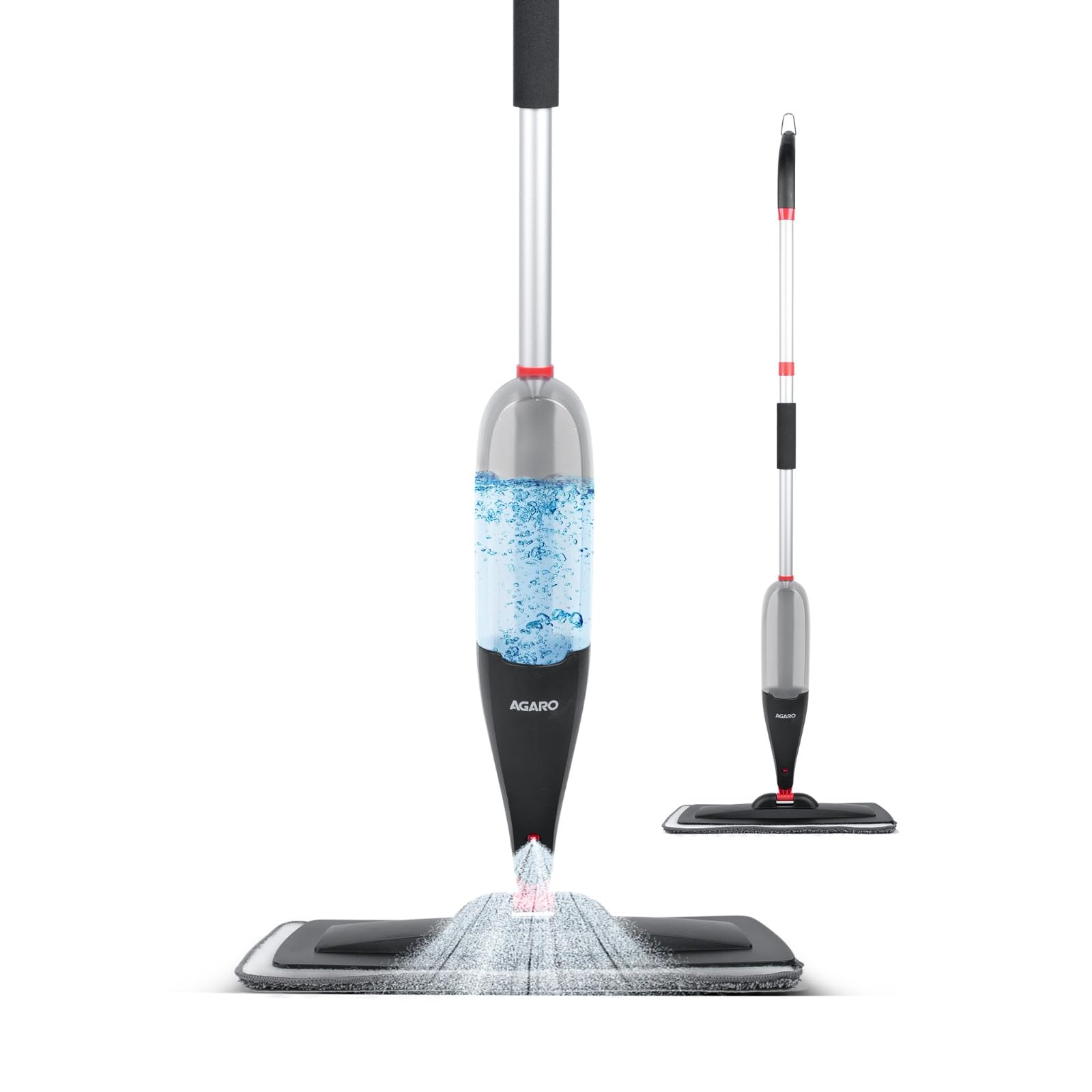 AGARO Delite Spray Mop for Dry and Wet Floor Cleaning with Washable Microfiber Pad - with 800ml Refillable Bottle for Wooden Floor, Hardwood, Marble, Laminate, Ceramic Tiles, and for Dust Cleaning-image-34