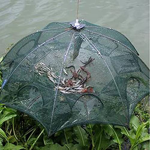 image for LiDuoMi Portable Foldable Automatic Fishing Bait Trap Fish Minnow Crab