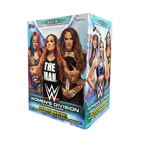 19 Topps Cards: WWE Womens Division Value Box | Look for Autographs | Shirt & Mat Relics, Multicolor