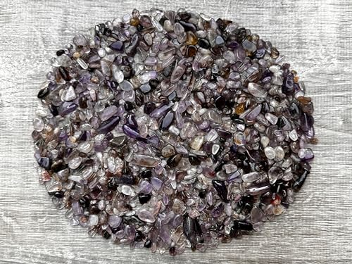 Image of 2 oz Lot Natural Semi Tumbled Gemstone Chips, Crushed Mini Crystals, Undrilled Crystal Chips (Super 7)