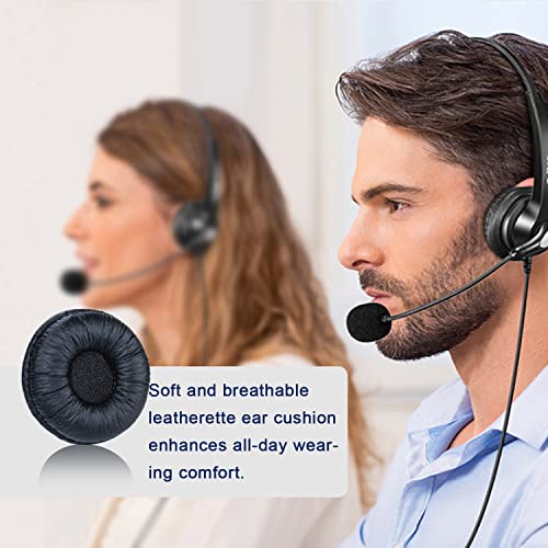 Ear Cushions For Plantronics Headset Replacement Ear Pads Compatible With Plantronics Hw251N Hw261N Hw510 Hw520 Blackwire C320 3210 3220 3320 Jabra Biz 2300 Gn2000 Pro 920 9450 Headphones (4 Pack) #TOP3