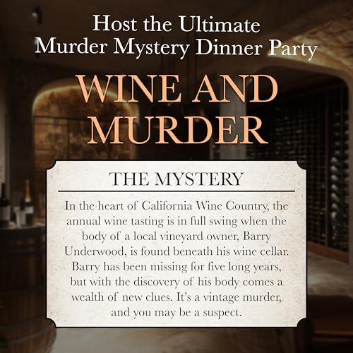 Murder Mystery Party A Taste for Wine & Murder miniatura 2