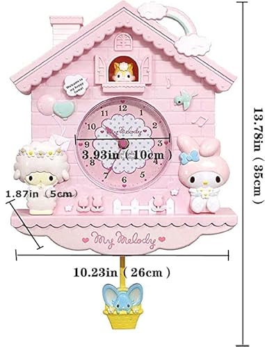 The Wandering Earth Melody Wall Clock 12 Inch Cartoon Swing Kids Girls Quartz Clock Home Decor Bedroom #TOP2