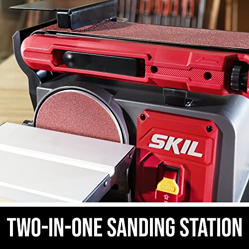 Skil BB9504-00 |5 Amp Belt and Disc Combination Sander - Power Tool for Woodworkers - Workshop and Home Use - Dual Voltage