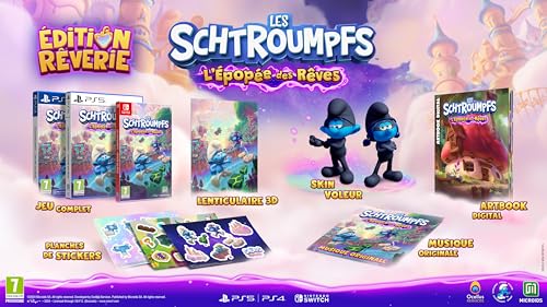 Les Schtroumpfs : 'epopée Des Rêves Rêverie Édition Ps4 - vue 4