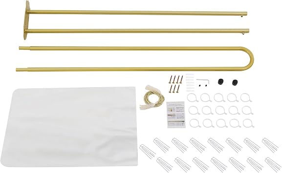 Privacy Partition Curtains with Curtain Frame Stand & Hook for Room Divider Partitions Bed or Bathroom Partition for Hospital Curtains Fitting Room Beauty Salon SPA Bedroom(White)