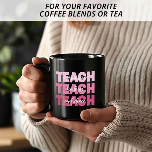 Taza cerámica rosa para profesores con diseño moderno miniatura 4