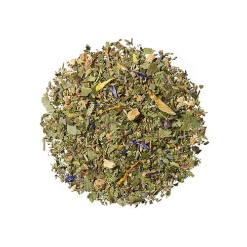 TEA SHOP - Infusión Super Wellness 100g - 50 Tazas - Infusión a Granel - Balsámica y herbal - Propiedades naturales: Propiedades digestivas, antiinflamatorias, diuréticas y relajantes