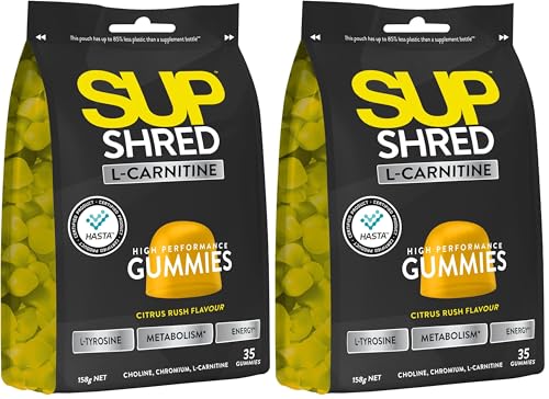 SUP Shred L-Carnitine 35 Gummies (Pack of 2)