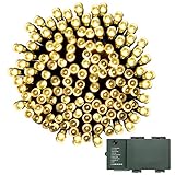 LOENDE Battery Operated String Lights, 72ft 200 LED 8 Mode Decorative String Lights Twinkle Lights with Remote and Timer for Christmas Tree, Wreath, Holiday, Garden, Party, Wedding Decorations