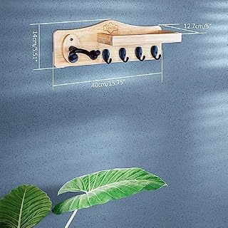Cintre de guitare avec support mural pour guitare avec accessoires de guitare étagère de rack avec crochet en caoutchouc pivotant pour ukulélé basse pour guitare – Image 3