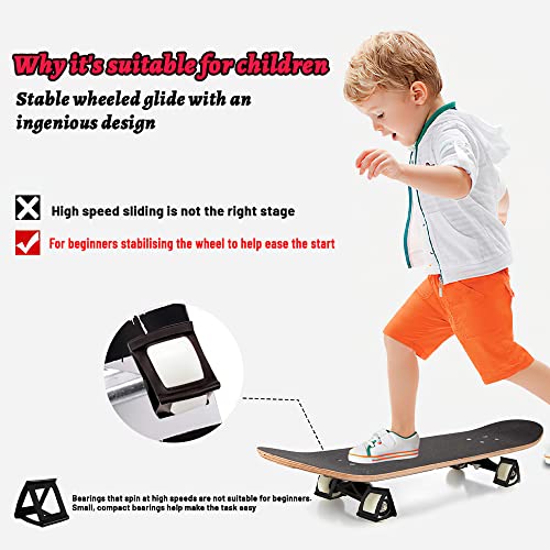 Taozoey 4 Stück Gummi Skateboard Zubehör, Trick Roller Zubehör, Skateboard Trainer Gummi, Longboard Accessoires