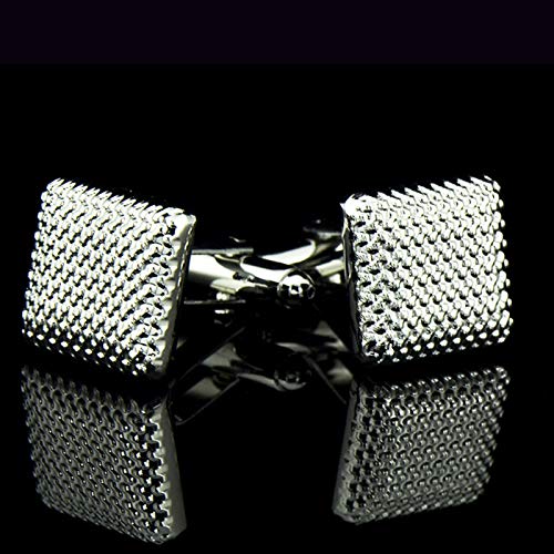 Gemelos cuadrados para camisa de acero inoxidable miniatura 4