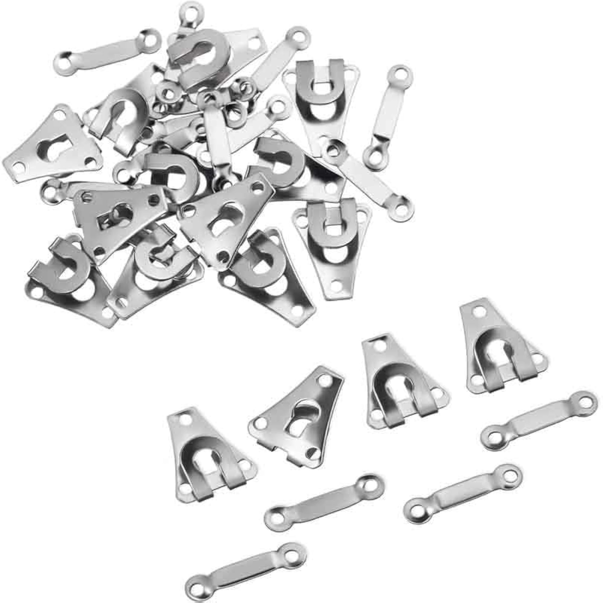 Trouser Steel Hook and Eye Fasteners with Thimble, 2pc Set for Sewing