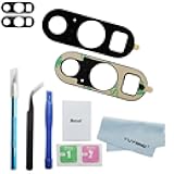 2pcs OEM Original Rear Camera Glass Lens Replacement for for Google Pixel 8 Pro with Adhesive Preinstalled with Repair Tools and Installation Manual (for Pixel 8 Pro 6.7 Inches)