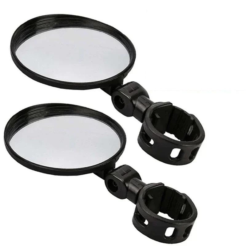 Espejos retrovisores moto universal redondos con manillar ajustable de 2 piezas
