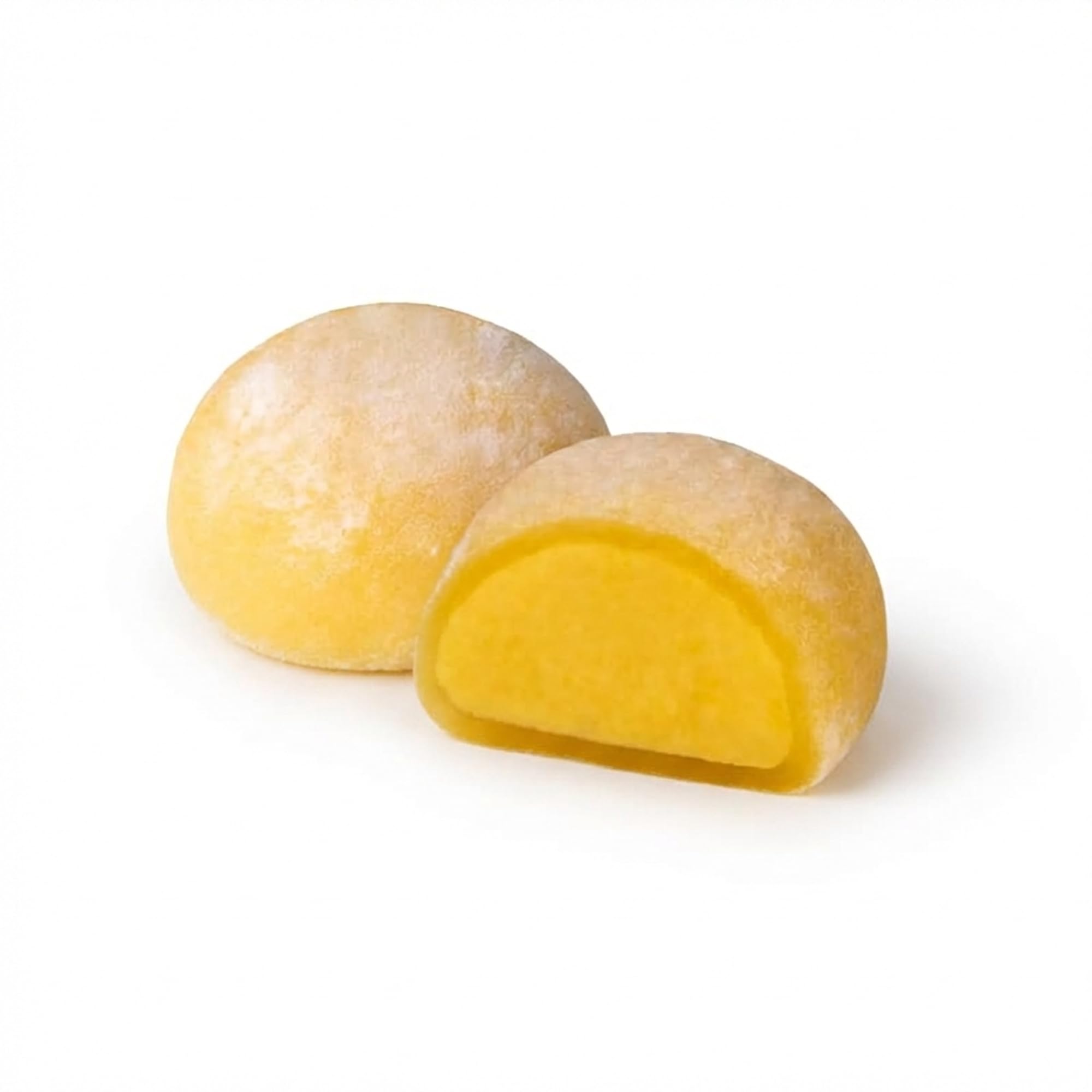 Takori Mochi Cream Mango 25 x 32 g, weicher Reiskuchen mit fruchtiger Mango-Füllung, vegetarisch, japanische Süssigkeiten als Dessert und Snack