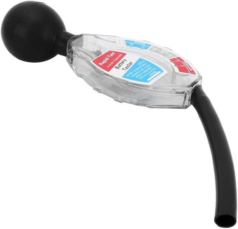 Watris Veiyi Rapid Battery Hydrometer Tester, Deep Cycle Battery Tool, Fast Detection Tool for 6V 12V 24V Golf Cart Battery System（Inhalation）