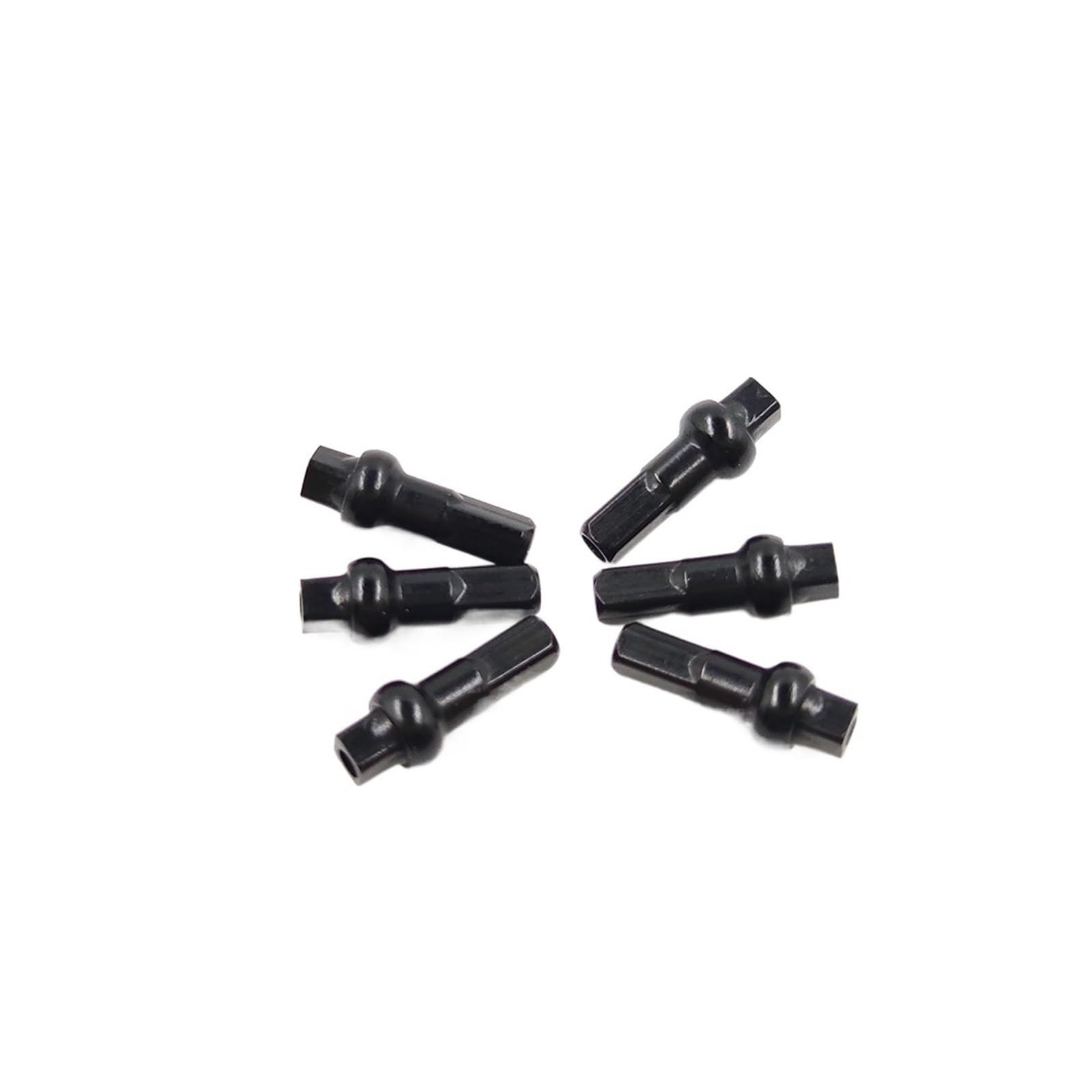 Nippel for 14,4 mm 16 mm 18 mm hochfeste Nippel aus Aluminiumlegierung, 14 G Speichen, Schwarze Rennradspeichen (Color : Black, Size : 14.4mm60pcs)