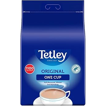 Tetley One Cup 1100 Tea Bags Black Tea from England in Bulk Pack of 1100 Tea Bags - Imported by Shestore24