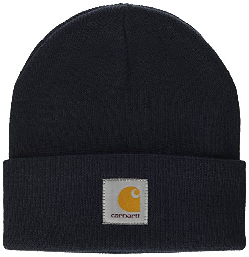 Carhartt Unisex Short Watch Hat Fedora, Blau (Navy), One Size