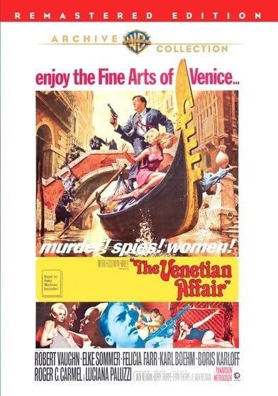 The Venetian Affair DVD soluciona la falta de clásicos de espías raros