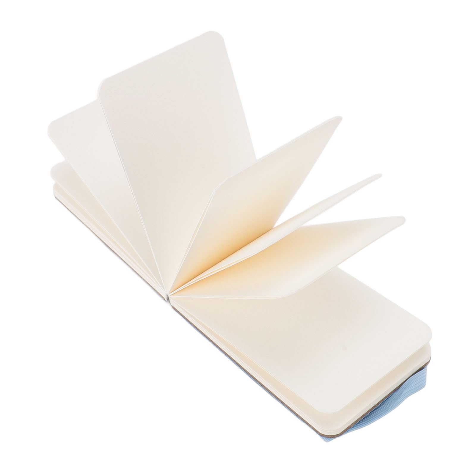Jelquix 30 Sheet Watercolor Sketchbook 300GSM, Portable Pocket Watercolor Paper Travel Diary 14x9cm with Thick Pages, Ideal for Outdoor Sketching (Blue)