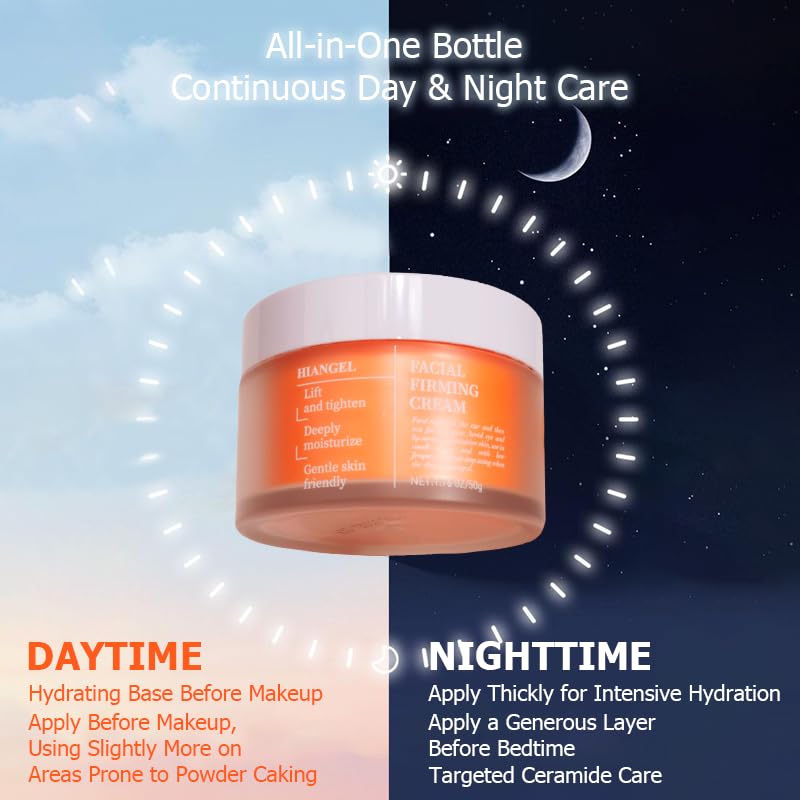 Facial Firming Cream for Women - Anti aging Face Cream with 6-Peptide Complex & Hyd... - Image 5