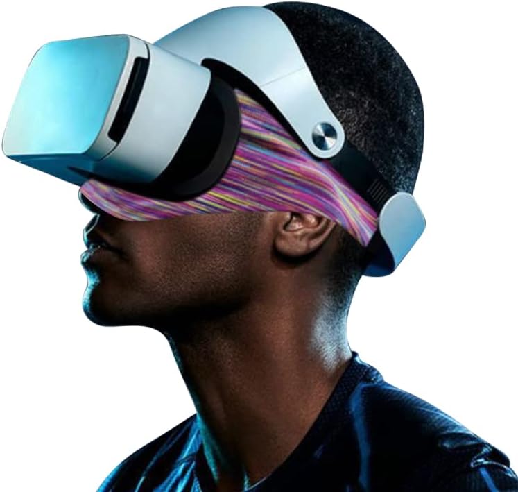 Miniatura 3 de 2 PCS VR Eye Mask, Adjustable Face Cover Universal for PS VR2 Headset, HTC Vive, PS, Gear, VR Workouts Sweat Band Washable Keeping Tidy