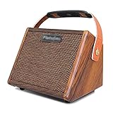 El amplificador de guitarra acústica portátil 1: 1 restaura el tono de guitarra y el altavoz de salida de 15 vatios y le ofrece un tono de guitarra profesional y potente.