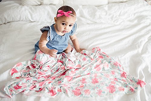 Image of Copper Pearl Swaddle Blankets for Newborns | Soft Stretchy Receiving Blankets for Boys and Girls | Large 46 x 46 Inch Baby Blankets | Lightweight and Breathable Swaddles | June