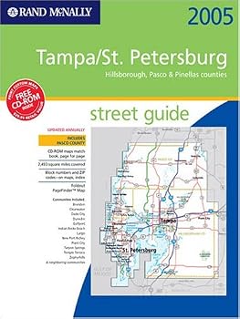 Paperback Street Guide 2005 Tampa/St. Petersburg // Hillsborough, Pinellas, Pasco Co Book