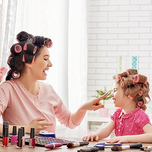 Hyoujin Hair Rollers Curlers,40Pcs Heatless Velcro Rollers For Long Short Hair,30 Rollers With 10 Clips Jumbo Large Medium Small Sizes（57Mm,45Mm,33Mm,23Mm,13Mm)To Sleep In For Women Hair Bangs Volume #TOP3