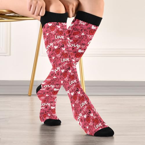 Image of Pigsaly Womens Compression Socks Yellow Stars Funny Brown Capybara Knee High Socks Athletic Tube Sock Outdoor Sport Socks